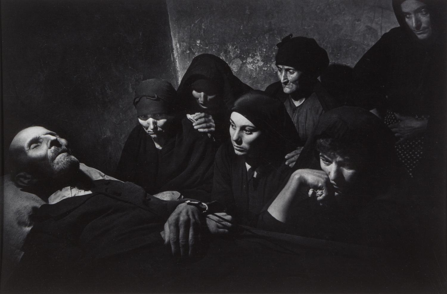 W. Eugene Smith, (American, 1918-1978), The Spanish Wake andWake-Man in Doorway (from Spanish Village), 1951