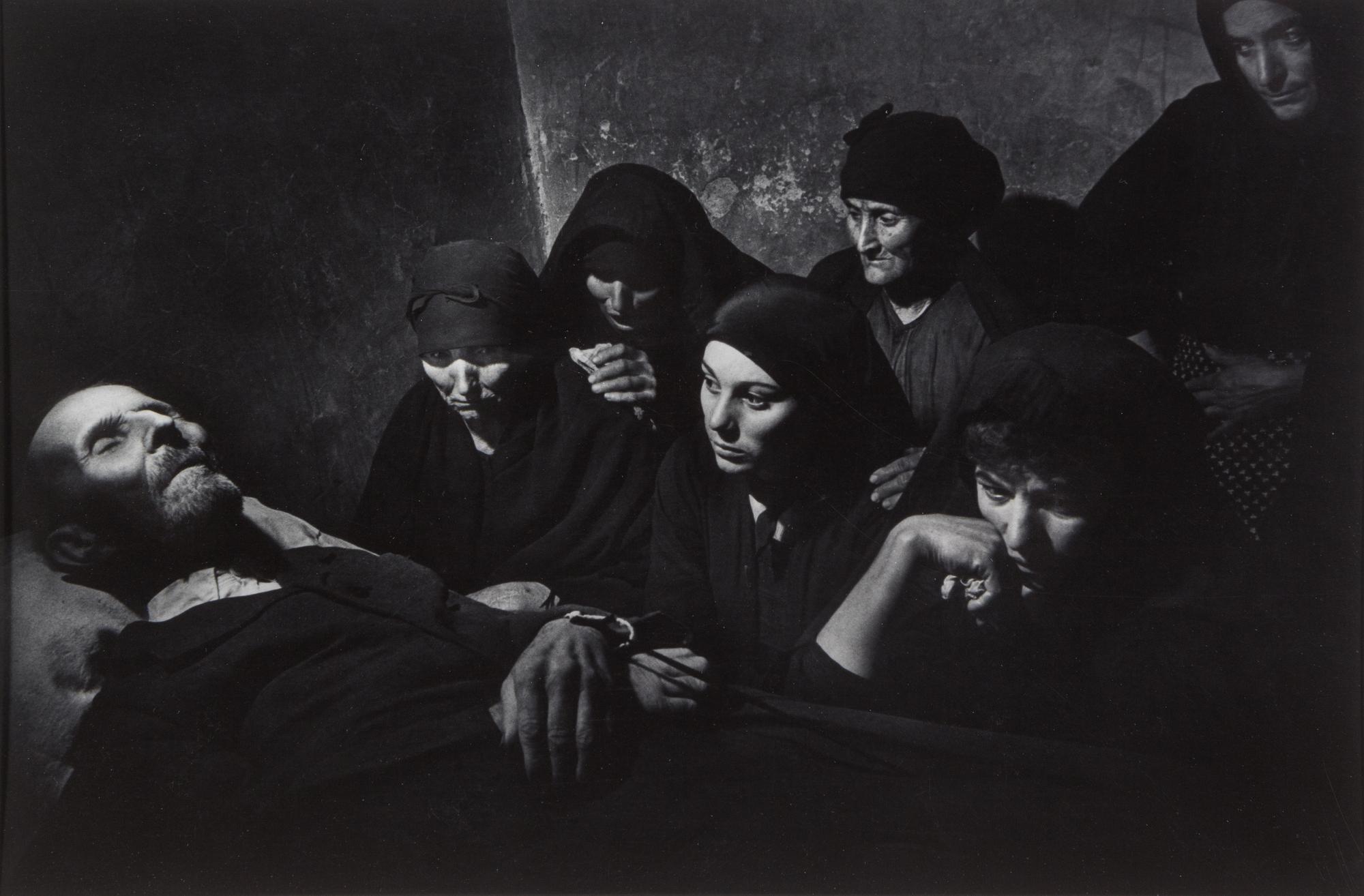 W. Eugene Smith, (American, 1918-1978), The Spanish Wake andWake-Man in Doorway (from Spanish Village), 1951