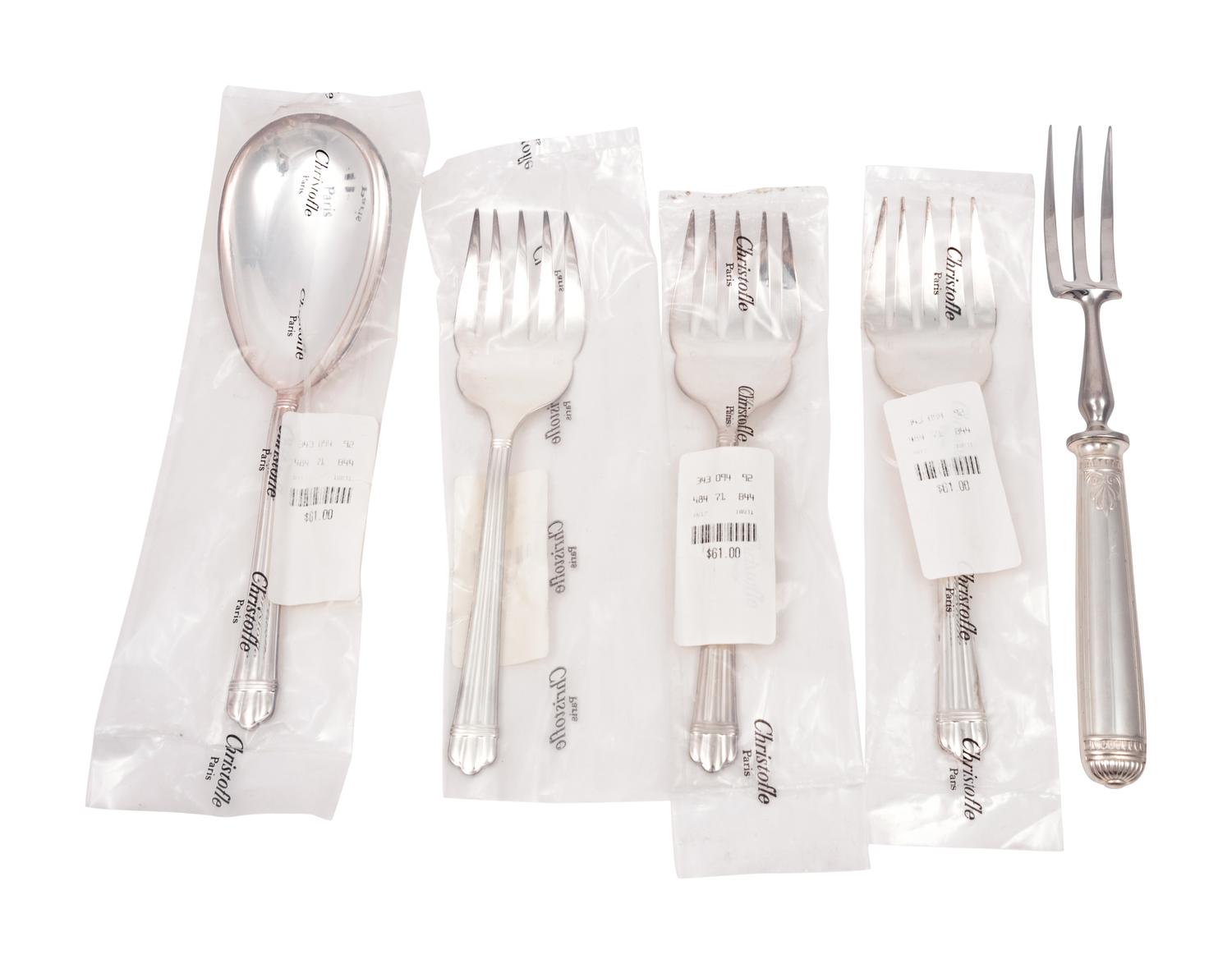 A Group of Five Christofle Serving Articles