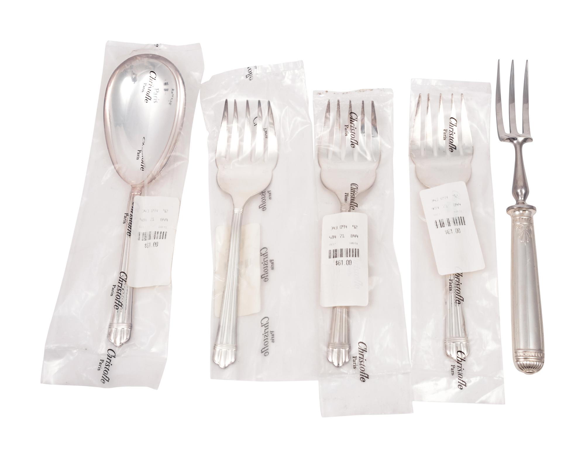 A Group of Five Christofle Serving Articles