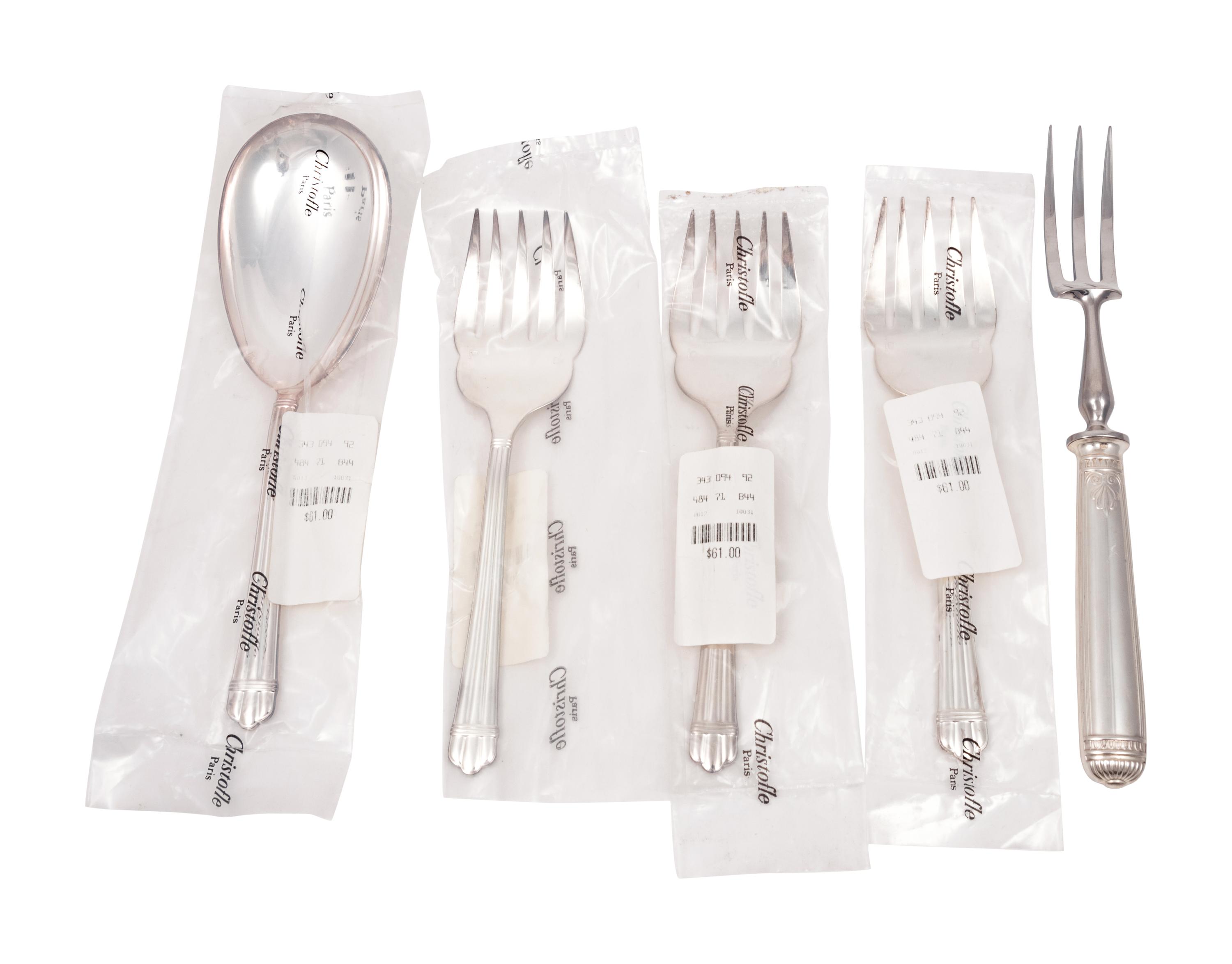 A Group of Five Christofle Serving Articles