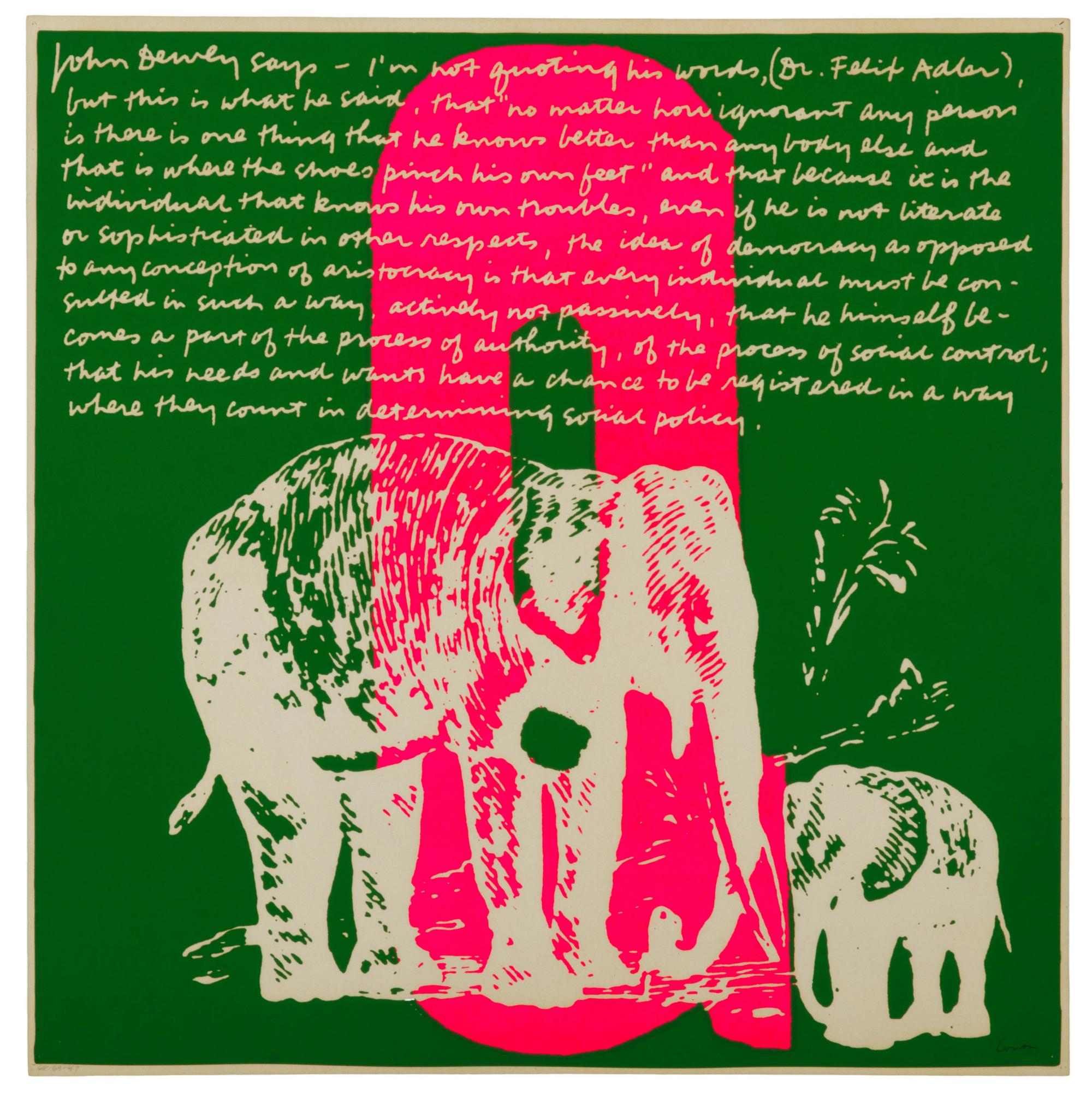 With Love to the Everyday Miracle , Q Elephant's Q , and The Lake of Beauty (a group of three prints)