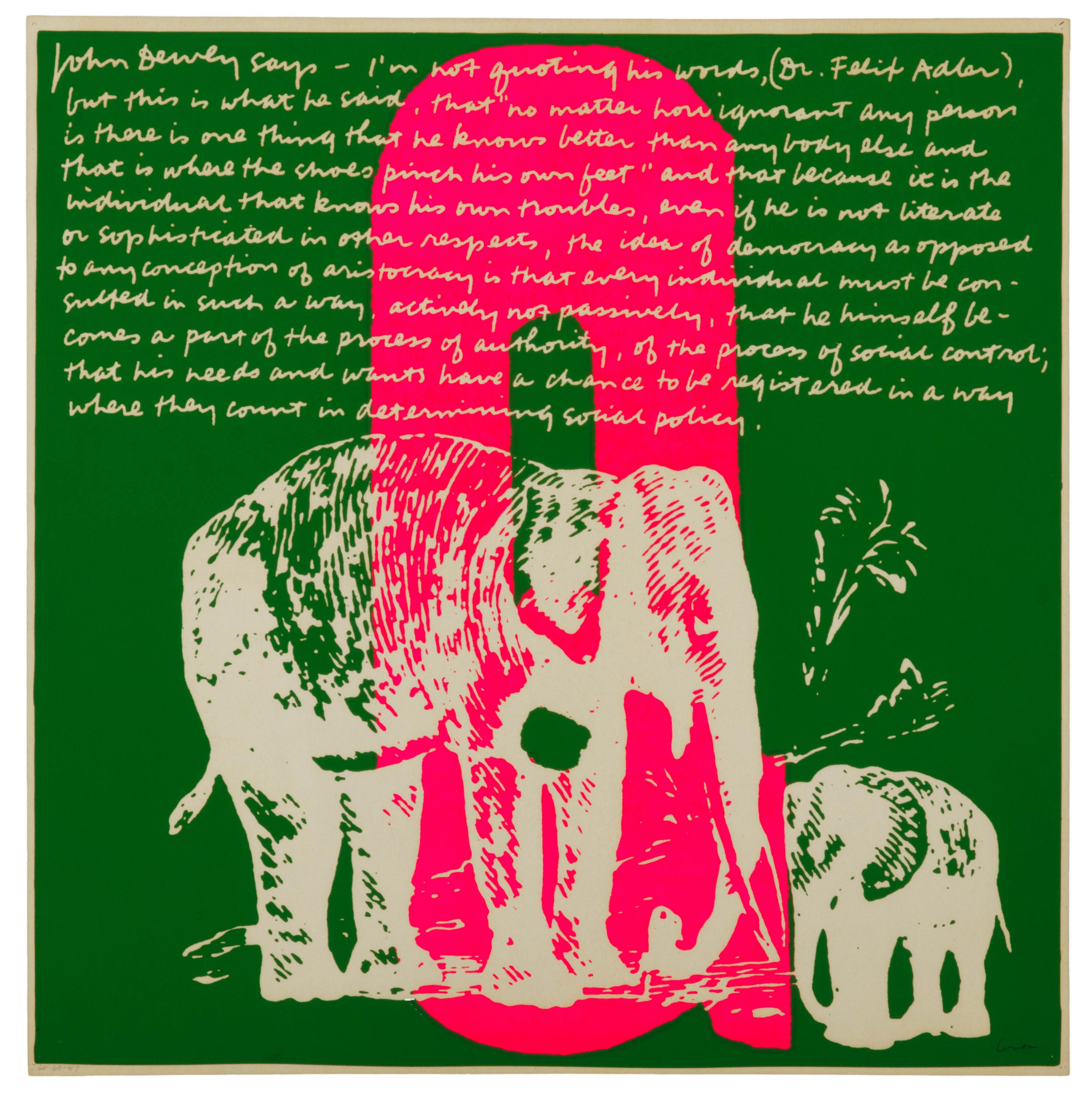 With Love to the Everyday Miracle , Q Elephant's Q , and The Lake of Beauty (a group of three prints)