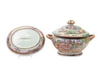 A Chinese Export Famille Rose Tureen and Undertray
