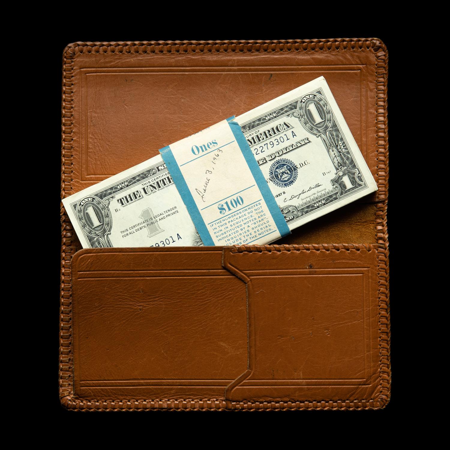 A Well-Centered Sequential Band of One-Hundred Series 1957B $1 Silver Certificates