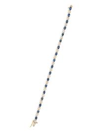 SAPPHIRE AND DIAMOND BRACELET