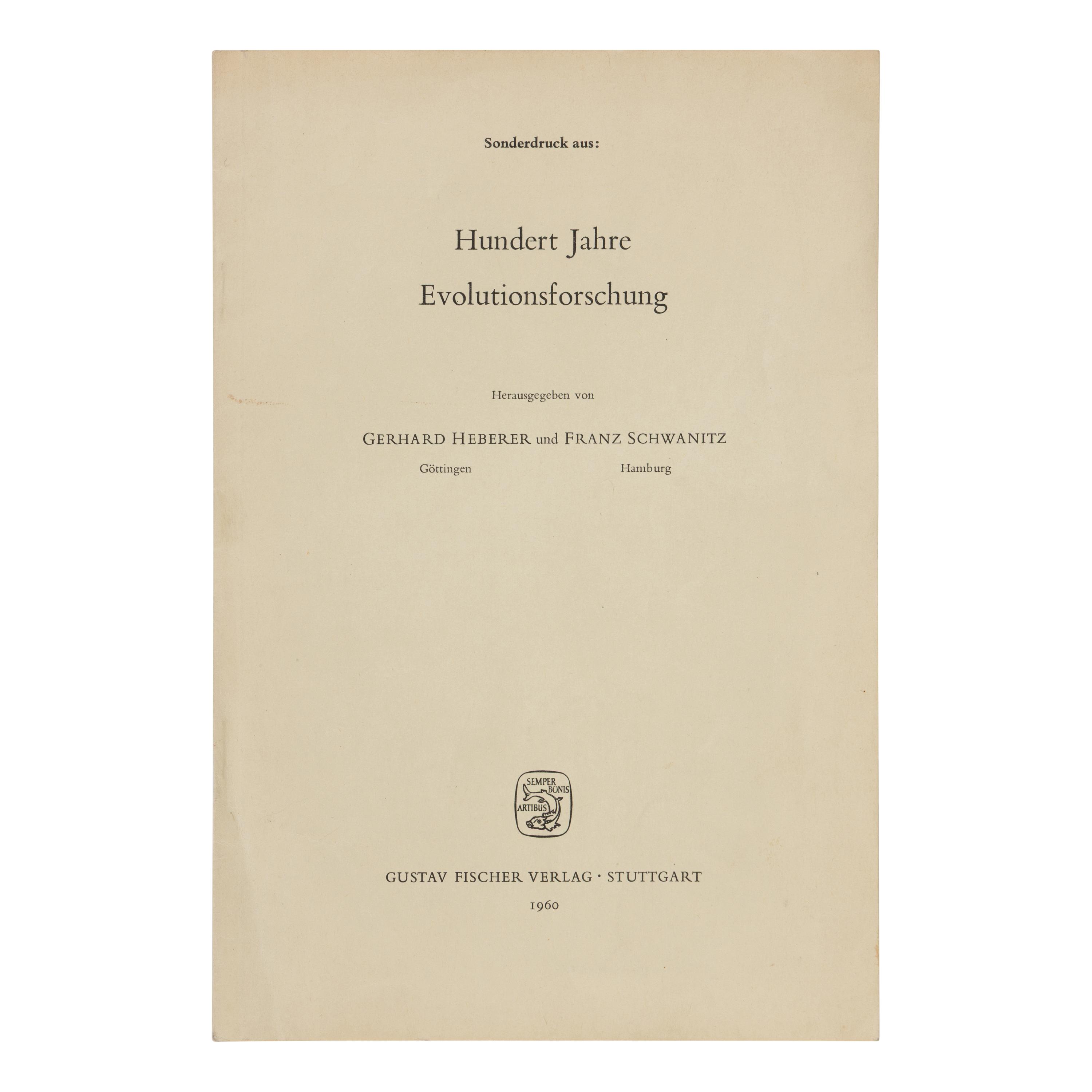 [Barlow, Nora (1885-1989), her copies]. A small library of works on Charles Darwin from the collection of his granddaughter, Nora Barlow.