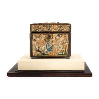 A Charles II Stumpwork Table Casket