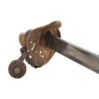 1850 Foot Officers Sword Identified to Captain Julius Ellendorf - 42nd NY and 93rd NY Infantry - WIA at Cold Harbor