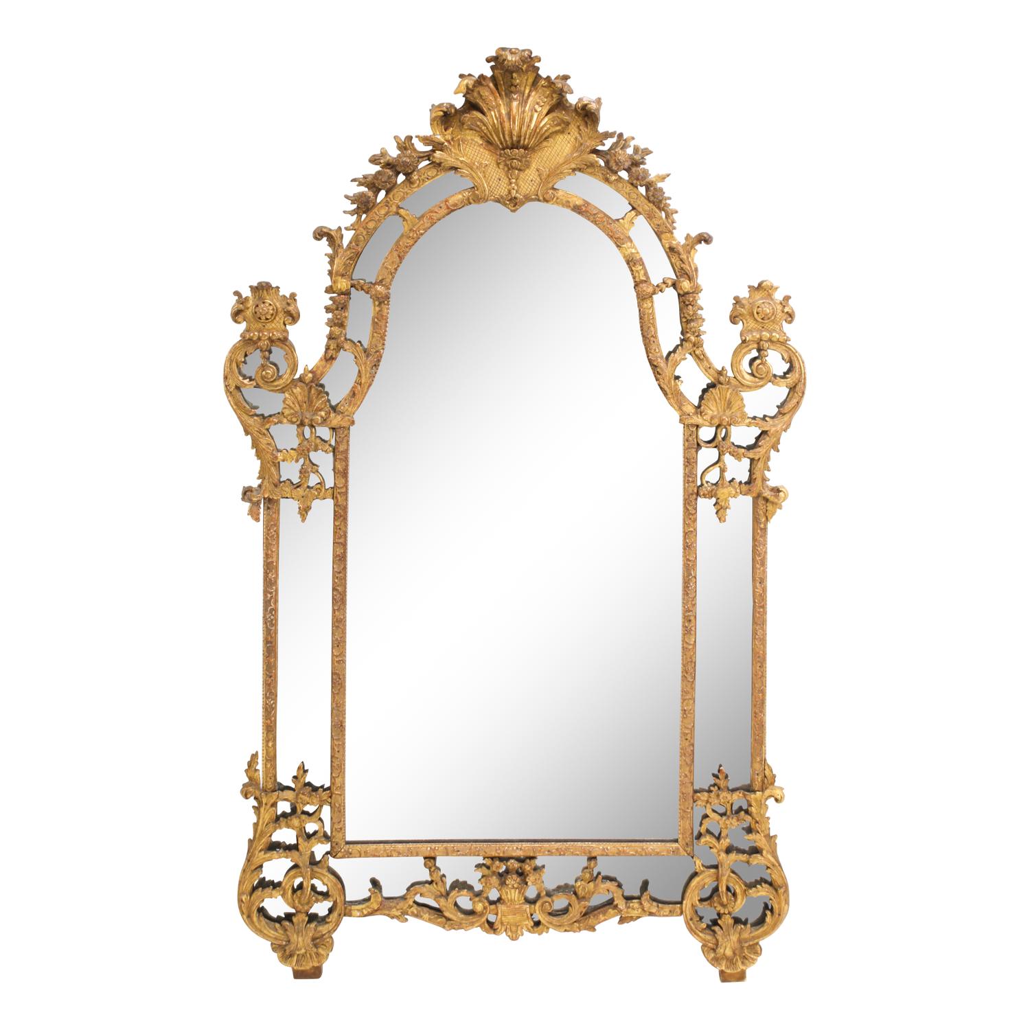 A Régence Giltwood Mirror
