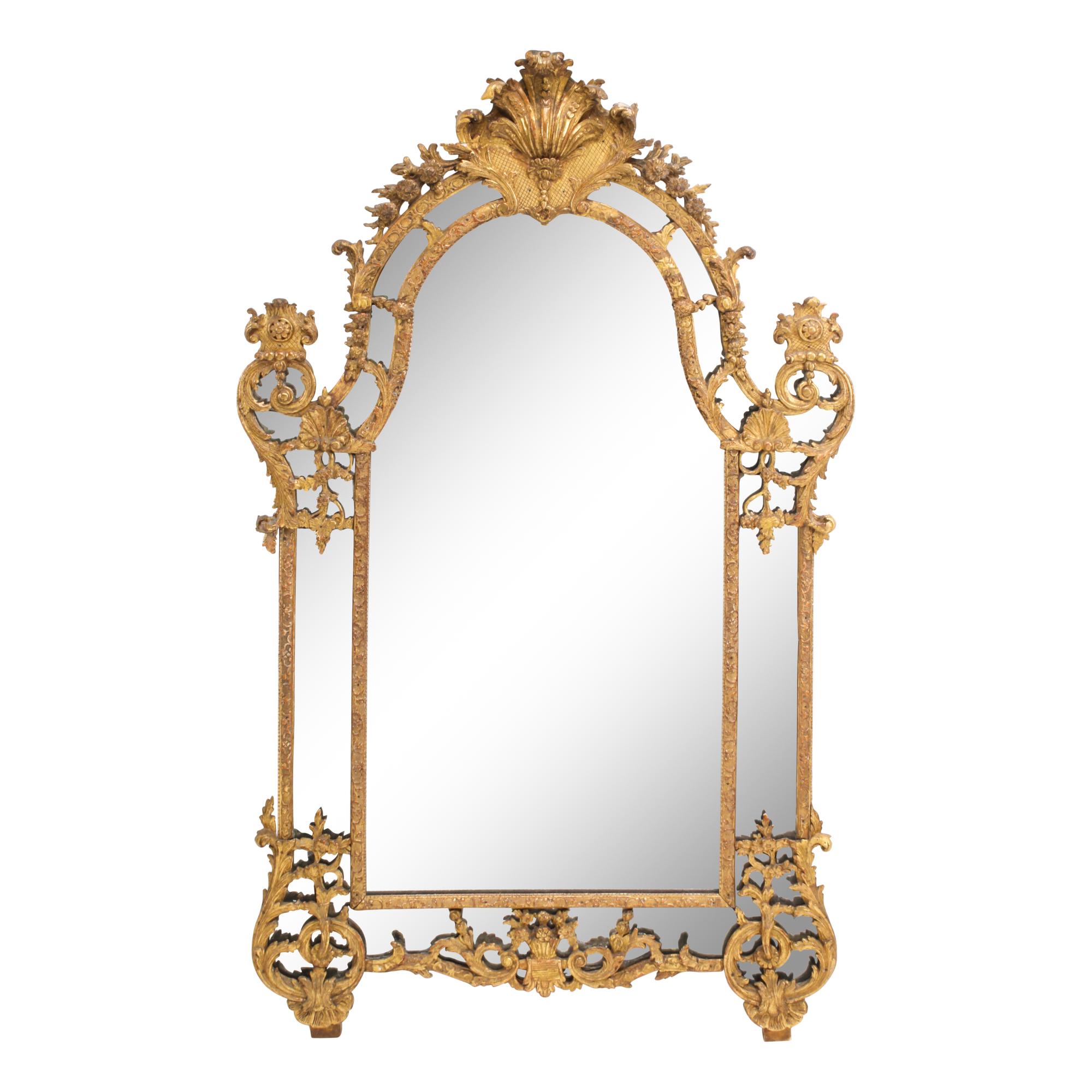 A Régence Giltwood Mirror