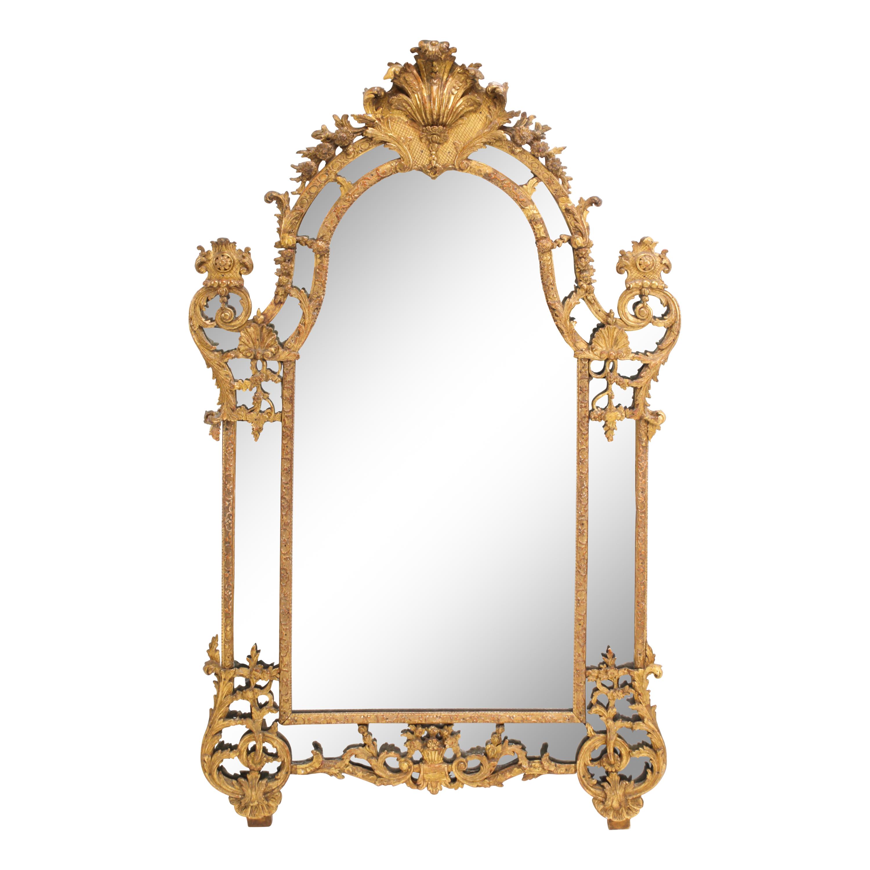 A Régence Giltwood Mirror