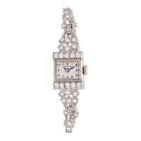 Glycine, Retro, Diamond and Platinum Watch