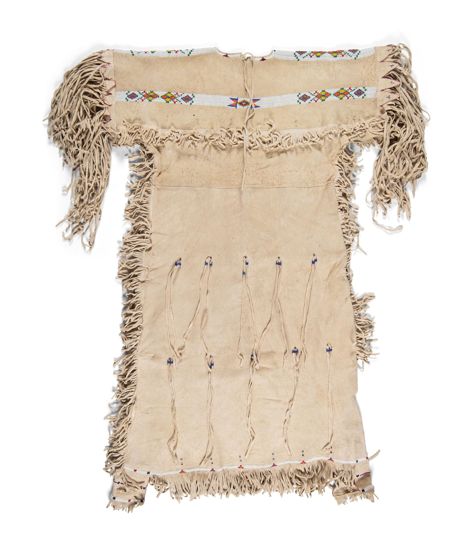 Contemporary Sioux Beaded Hide Dress