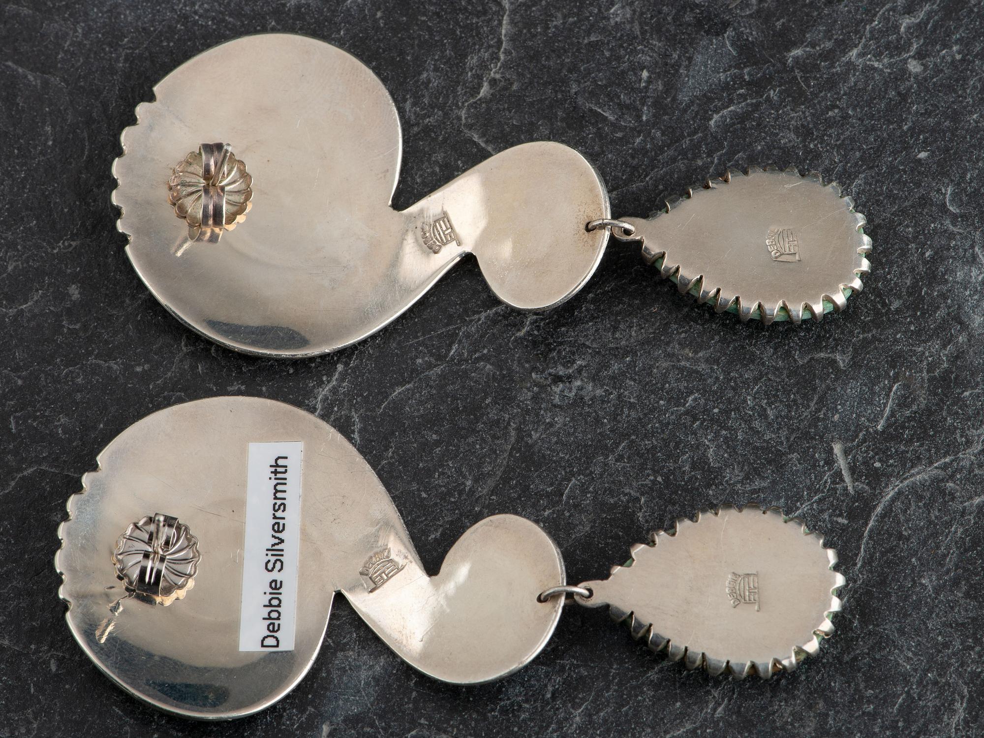 Navajo and Tohono O'odham Cuff Bracelets and Earrings