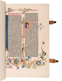 [BIBLE -- FACSIMILE] -- [GUTENBERG BIBLE]. Biblia Sacra. Paterson, NJ: Pageant Books, 1961.