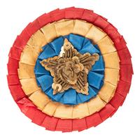 [CIVIL WAR]. Patriotic cockade, ca 1860s.
