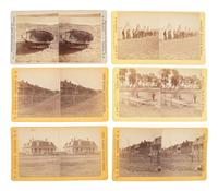 MORROW, Stanley J., photographer. Exceptional collection of rare stereoviews collected by 7th Cavalryman Philip J. Dieter.
