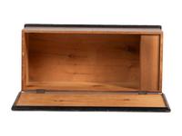 A Late Federal Country Red and Yellow Sponge-Decorated Blanket Chest