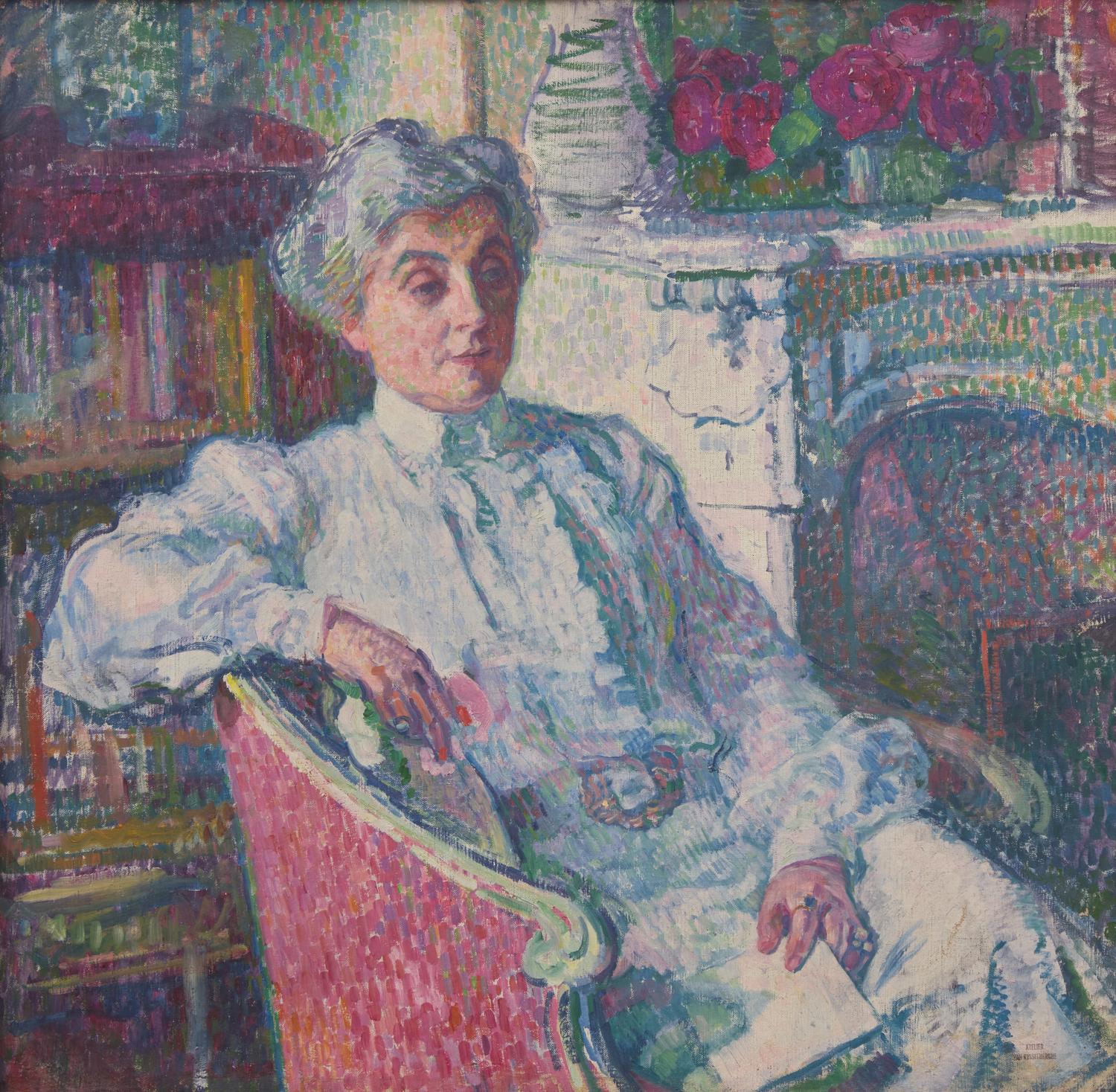 Maria van Rysselberghe au Coin du Feu, 1913