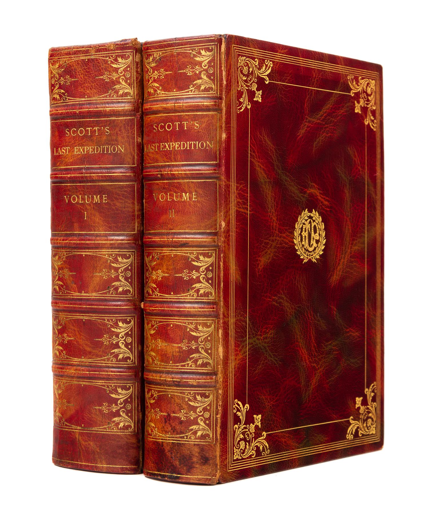 SCOTT, Robert Falcon, Captain (1868-1912). Scott's Last Expedition. In Two Volumes. London, 1913. FIRST EDITION.