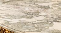 A Louis XV Style Giltwood Marble-Top Table