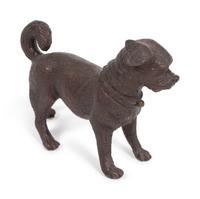 A Small Bronze Dog