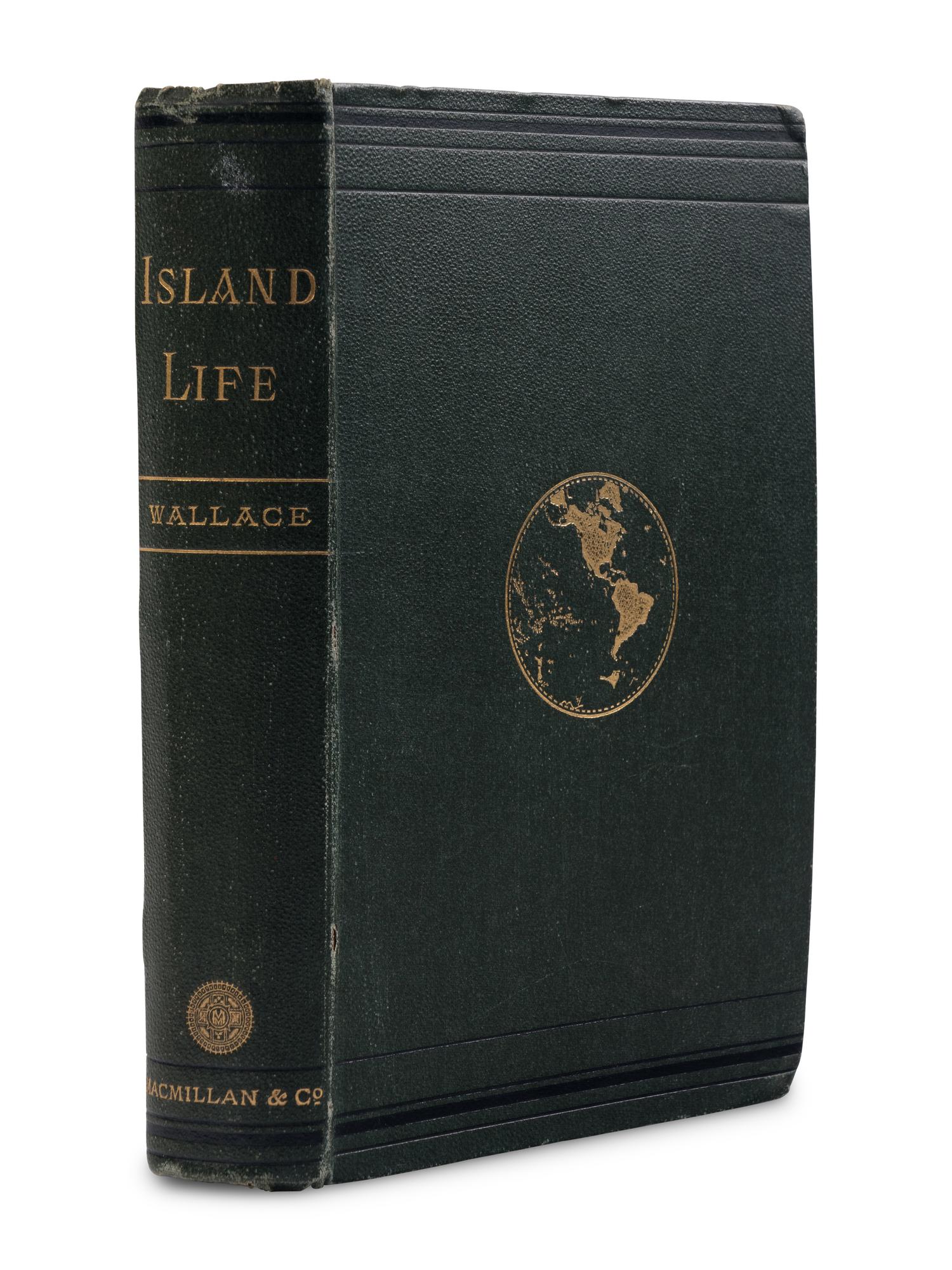 [NATURAL HISTORY]. WALLACE, Alfred Russel (1823-1913). Island Life: or, the Phenomena and Causes of Insular Faunas and Floras . London: Macmillan & Co., 1880.