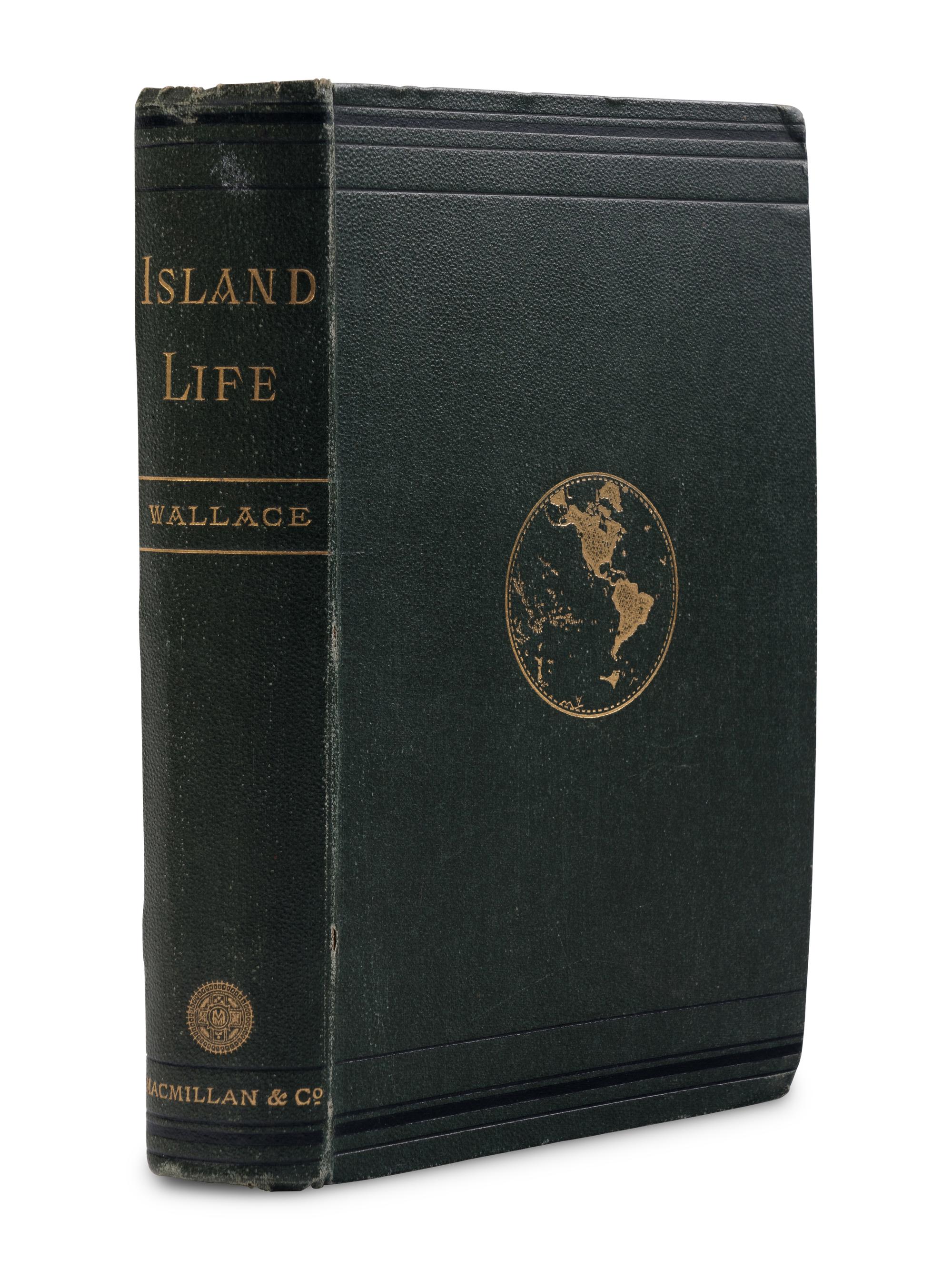 [NATURAL HISTORY]. WALLACE, Alfred Russel (1823-1913). Island Life: or, the Phenomena and Causes of Insular Faunas and Floras . London: Macmillan & Co., 1880.