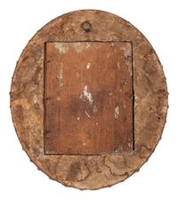 [EARLY PHOTOGRAPHY]. Ivorytype of an aged couple & wall frame containing 6 tintypes of a family.