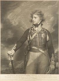 A Group of Six Framed Black and White Engravings of Famous British Figures