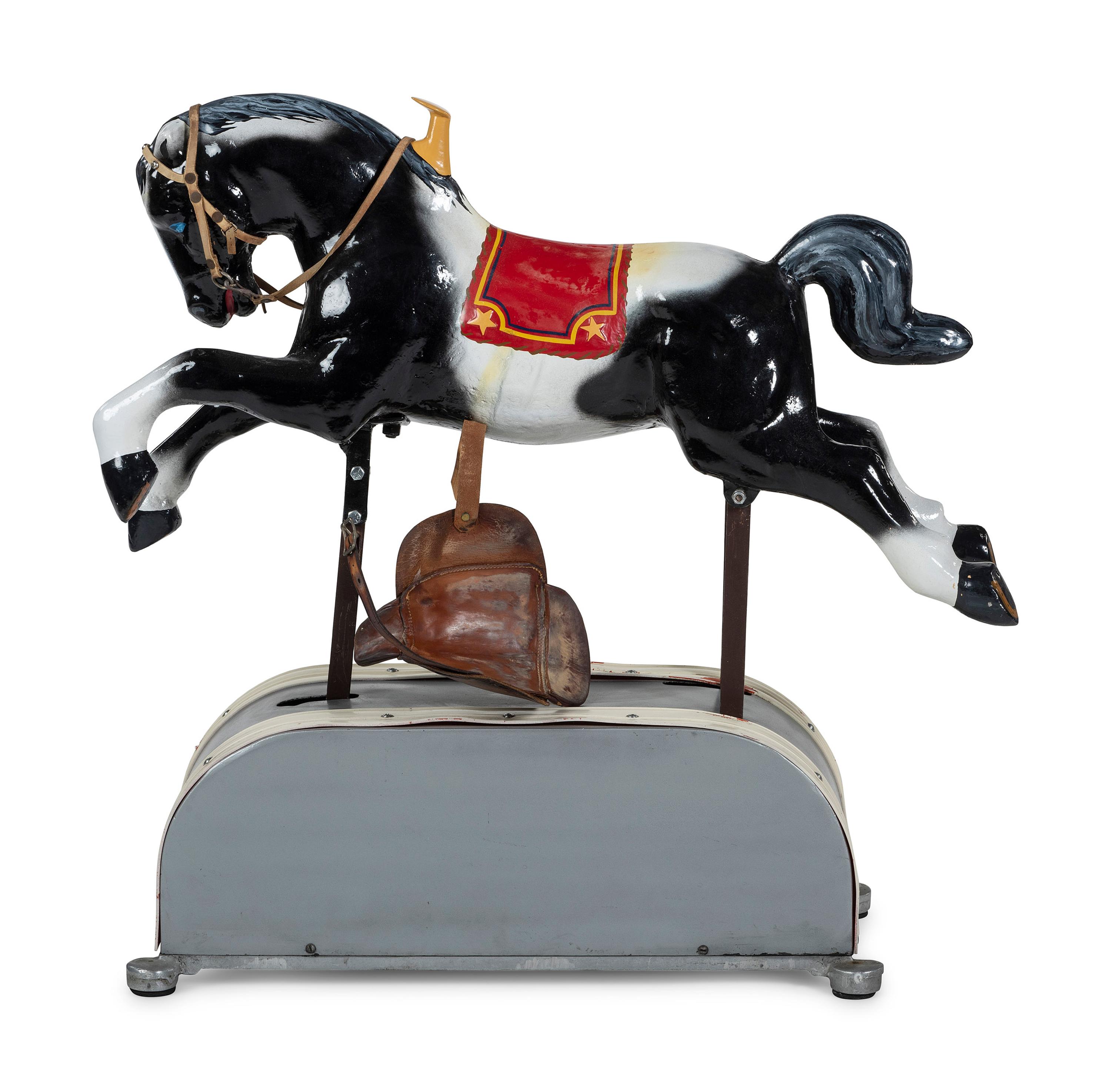 An Electric Painted Riding Horse