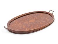 A Dutch Marquetry Serving Tray