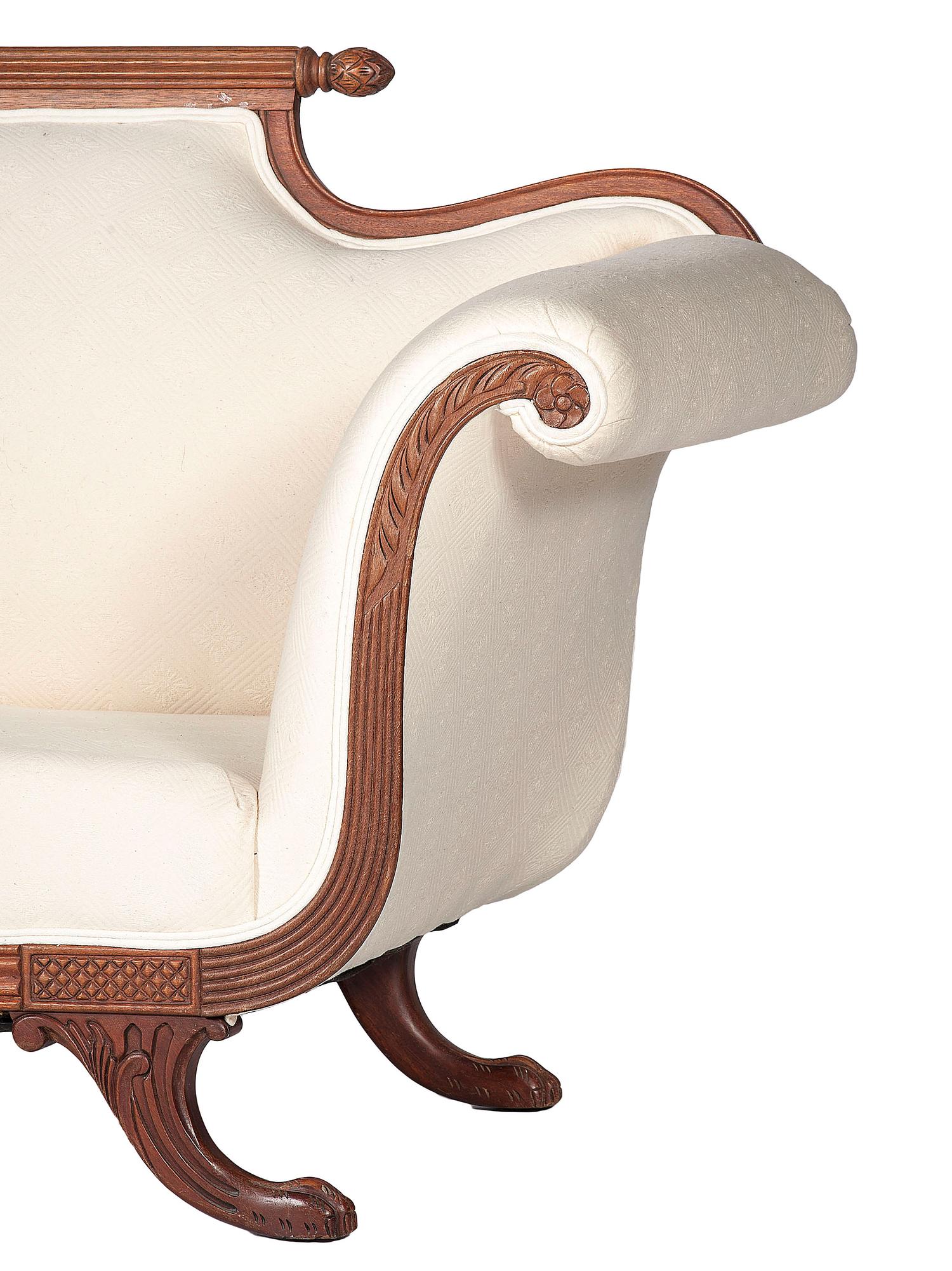 A Classical Style Mahogany Sofa