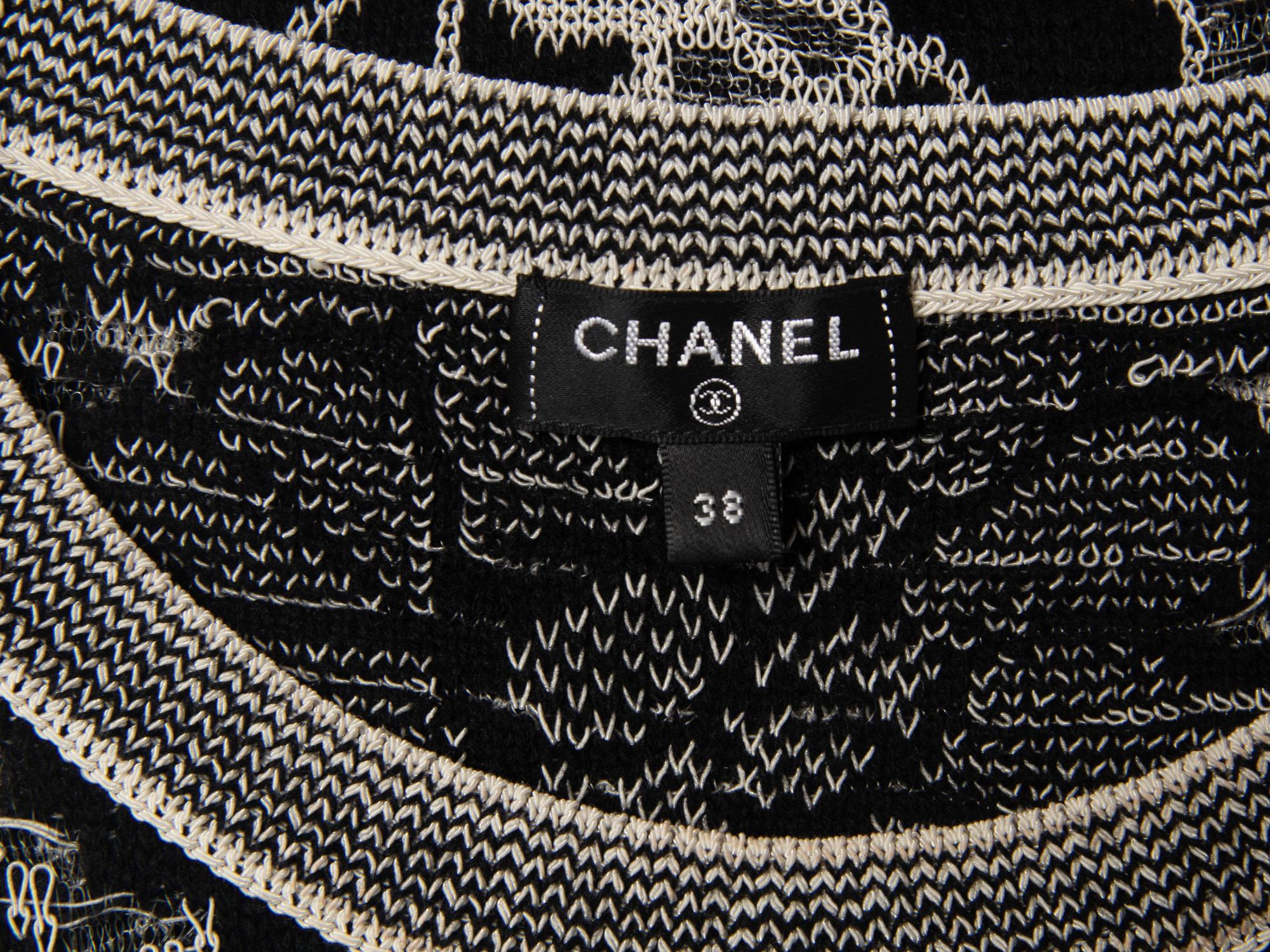 CHANEL FLORAL KNIT DRESS