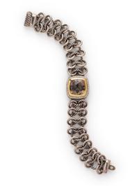DAVID YURMAN, CITRINE AND DIAMOND BRACELET
