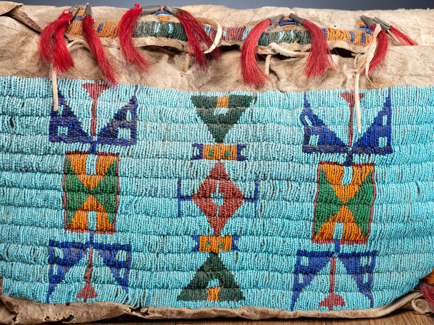 Sioux Beaded Hide Possible Bag