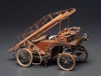 An Early Wood Ladder Wagon Model