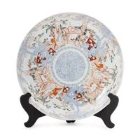 39 Japanese Imari and Kutani Porcelain Bowls, Plates, and Chargers