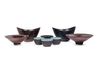 Eight Gunnar Nylund and Other Studio Ceramic Bowls