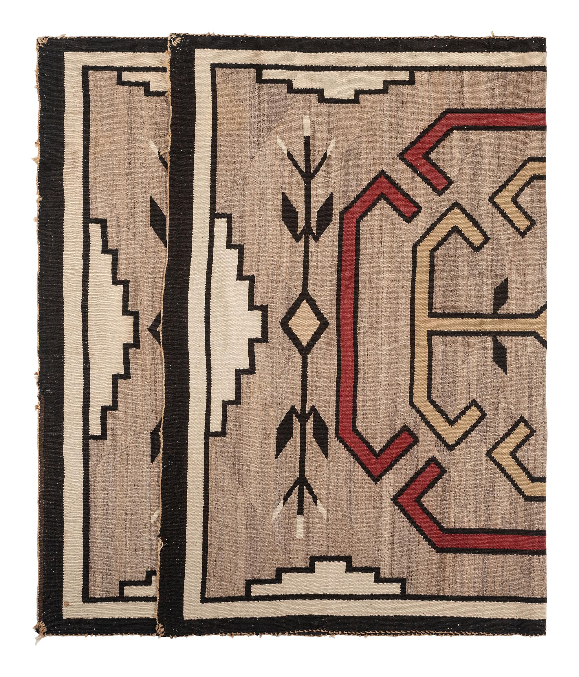 Navajo Crystal Pattern Weaving / Rug