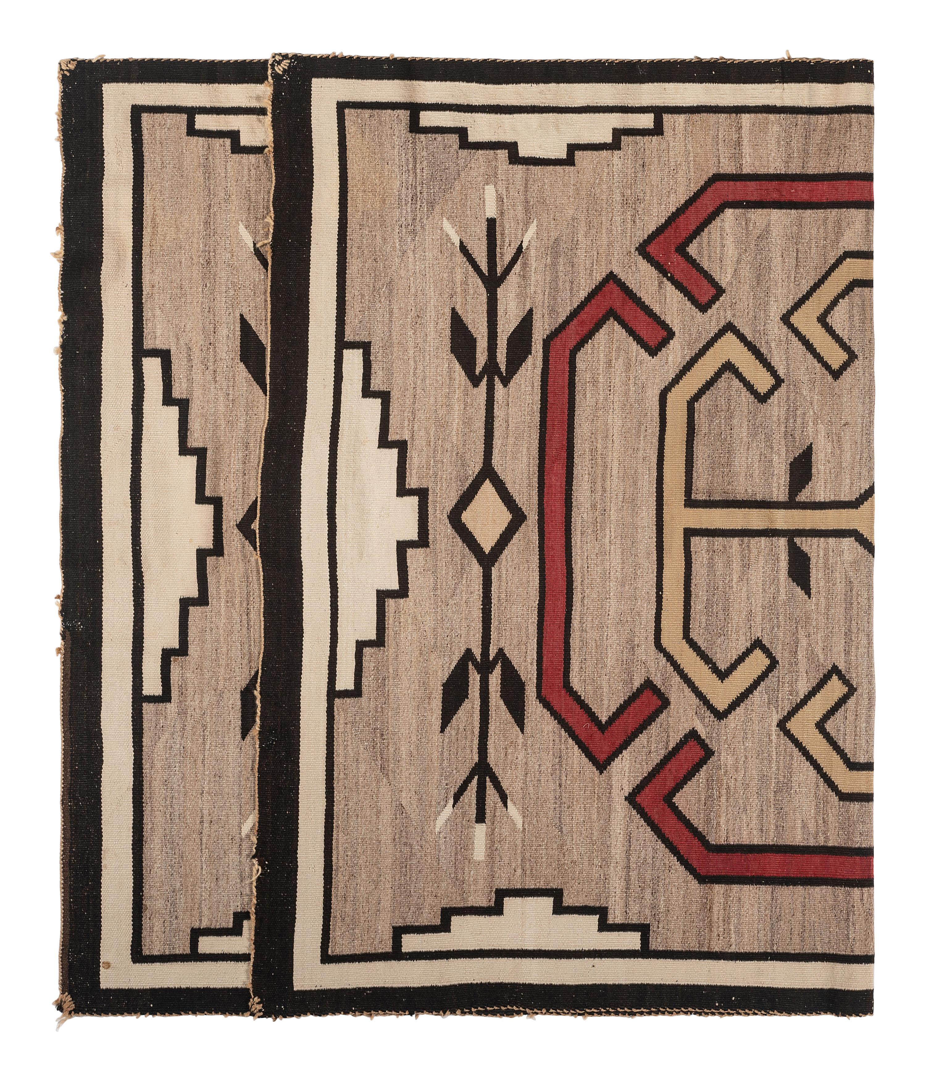 Navajo Crystal Pattern Weaving / Rug