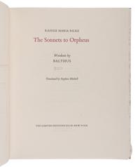 [LIMITED EDITIONS CLUB]. BALTHUS (1908-2001), illustrator. -- RILKE, Rainer Maria (1875-1926). The Sonnets to Orpheus. New York: The Limited Editions Club, 1997.