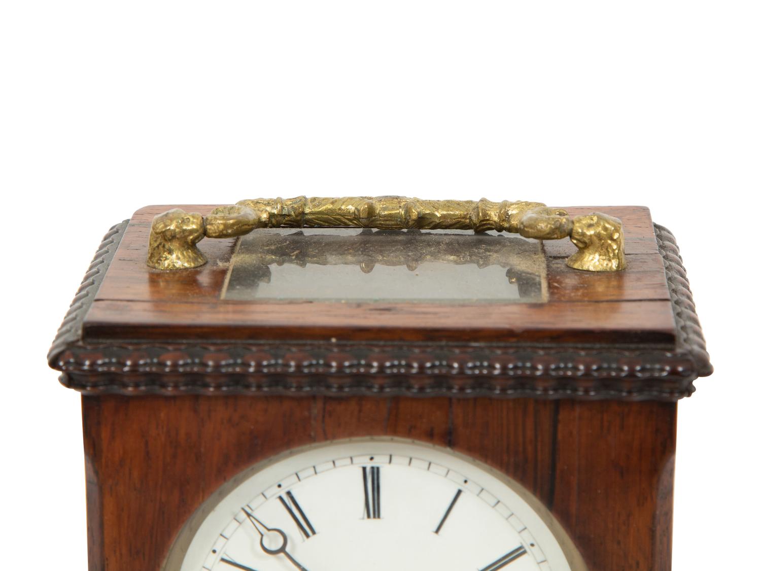 A Louis Philippe Rosewood Pendule de Voyage