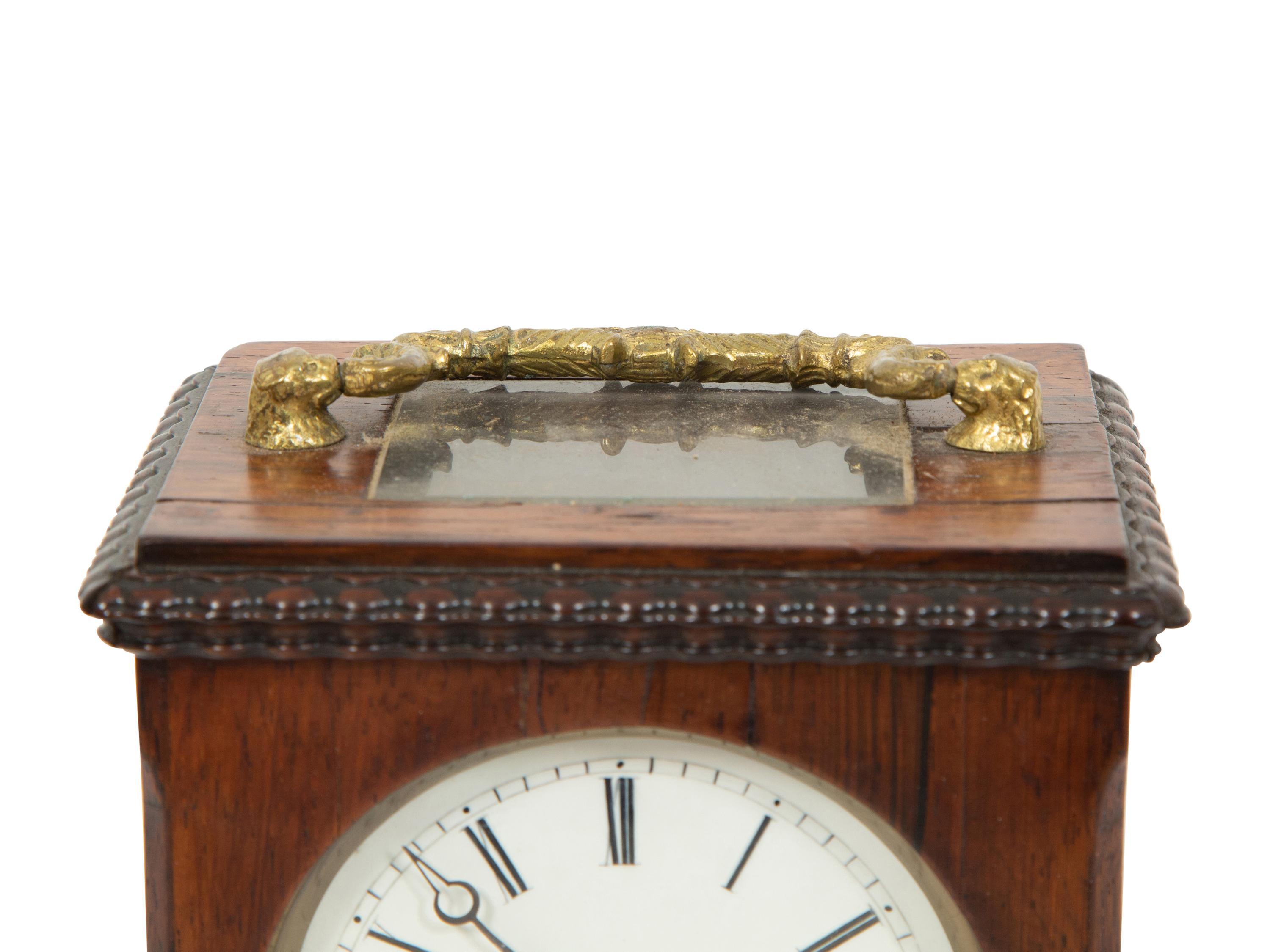 A Louis Philippe Rosewood Pendule de Voyage
