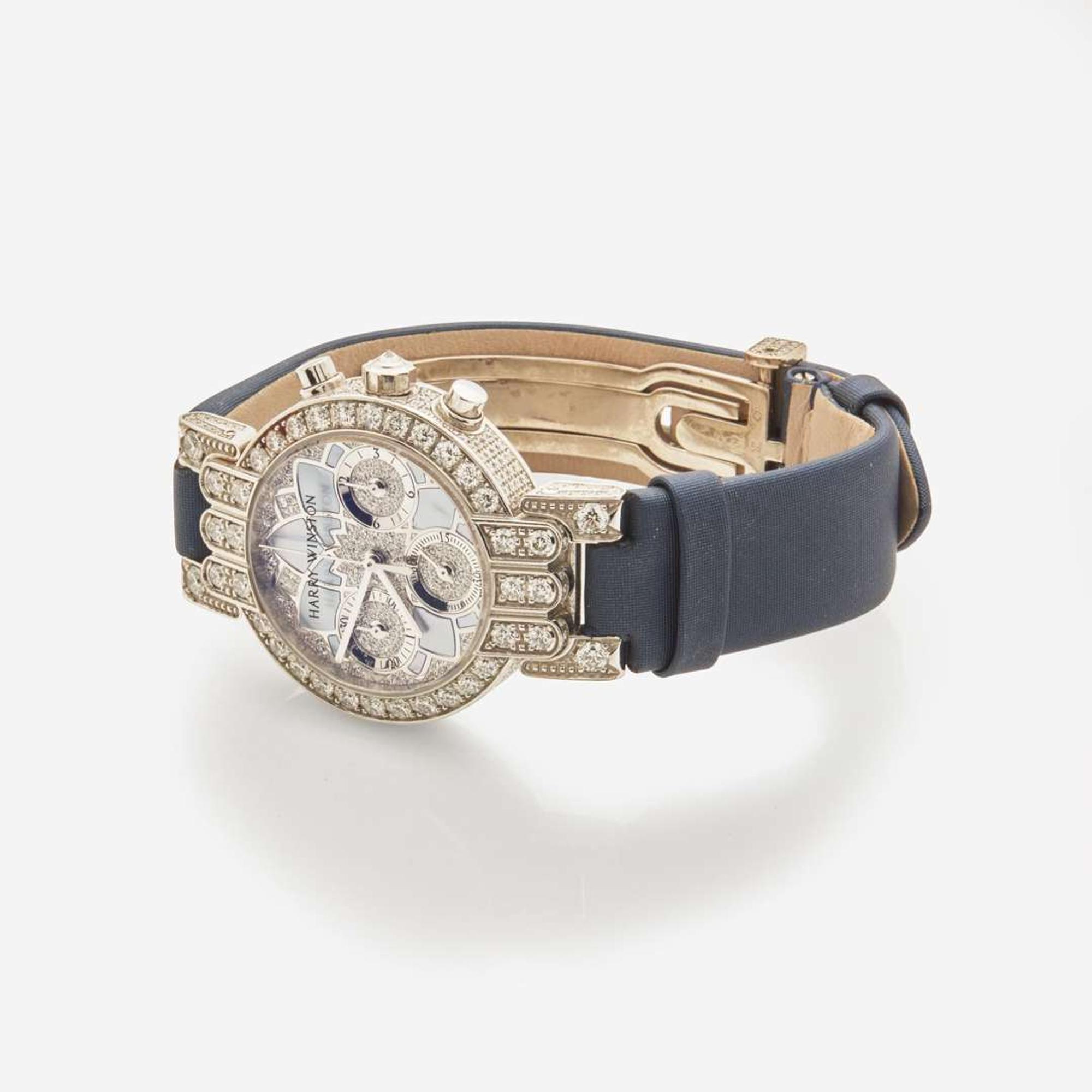An 18K Harry Winston Premiere Chronograph