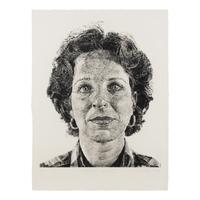 Chuck Close (American, 1940–2021) — Leslie/Fingerprint, 1986