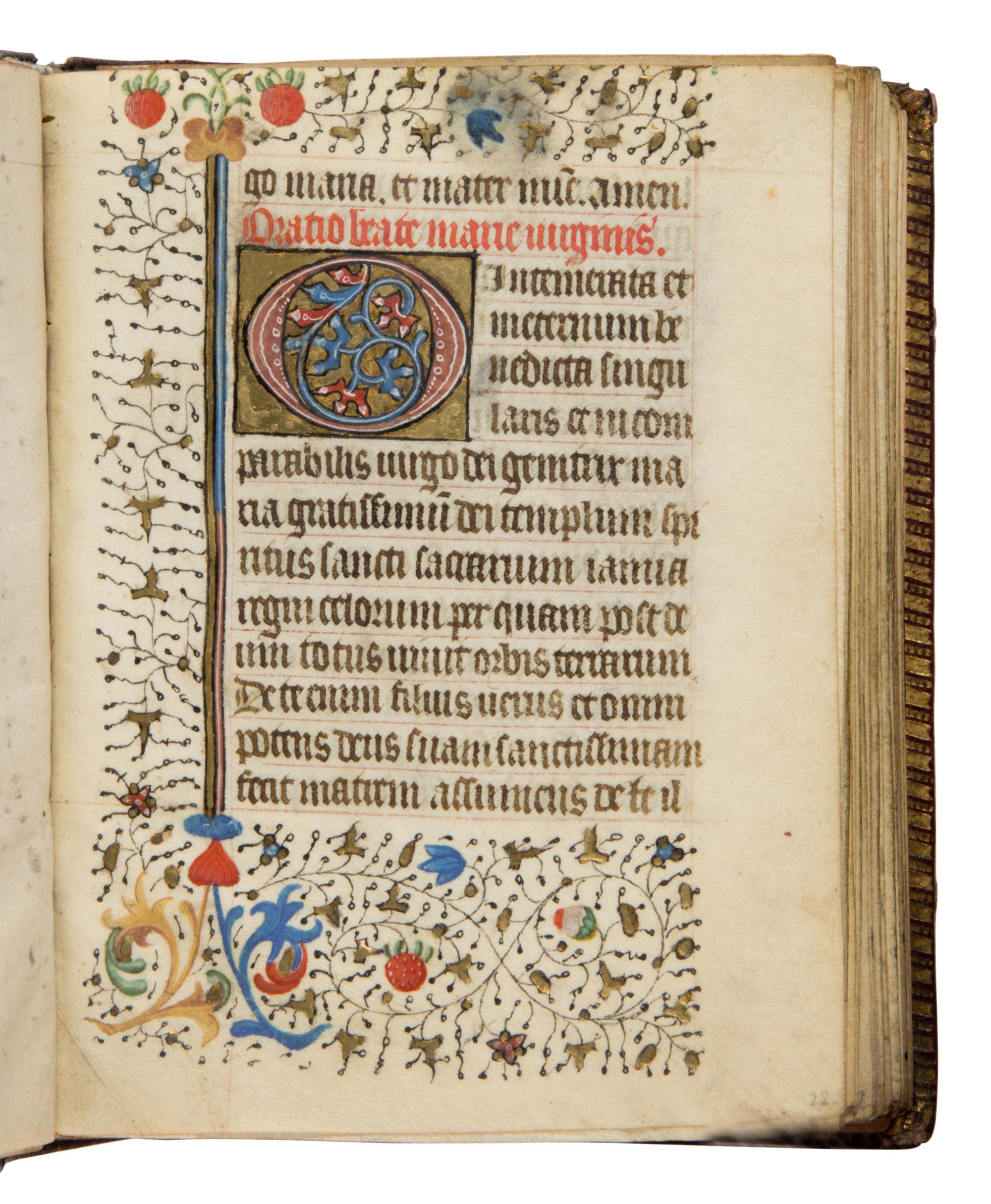 PARISIAN WORKSHOP Book of Hours, in Latin and French, illuminated manuscript on parchment [France, Paris, c. 1450]