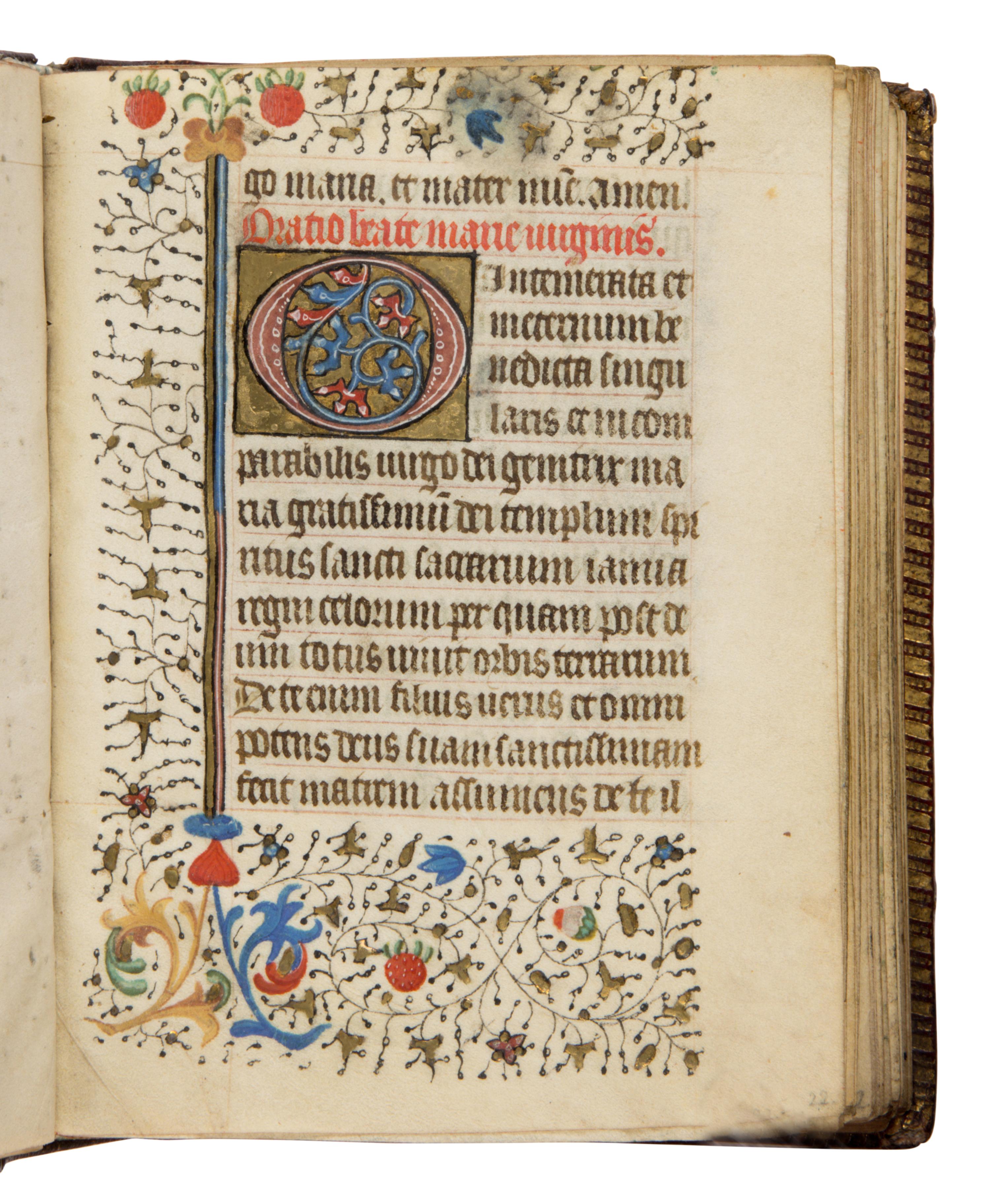 PARISIAN WORKSHOP Book of Hours, in Latin and French, illuminated manuscript on parchment [France, Paris, c. 1450]