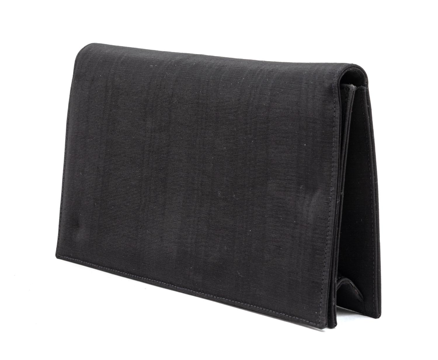 Two Gianni Versace Black Clutches, 1990s